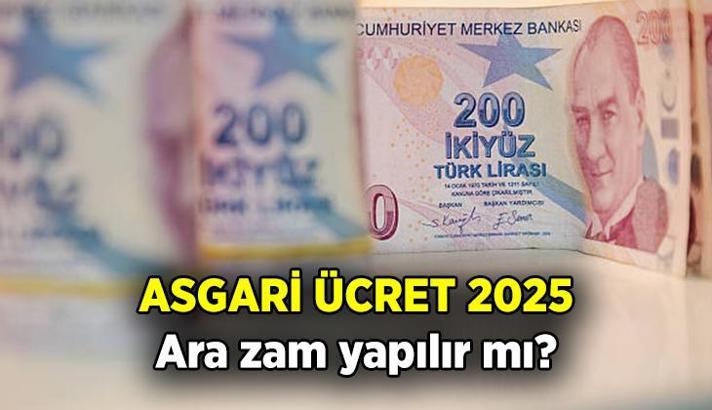 MAAŞ HABERLERİ || Asgari ücret zammı olacak mı? 2025 Temmuz'da asgari ücrete ara zam yapılır mı?