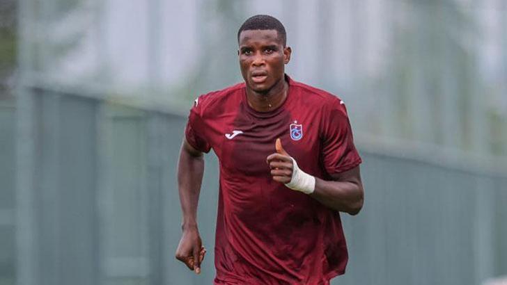 Trabzonspor'da Paul Onuachu antrenmana çıktı!