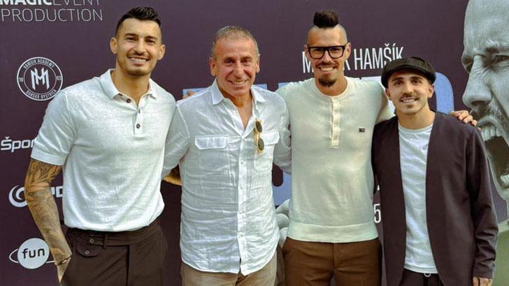 Eski Trabzonsporlular, Marek Hamsik'i yalnız bırakmadı!