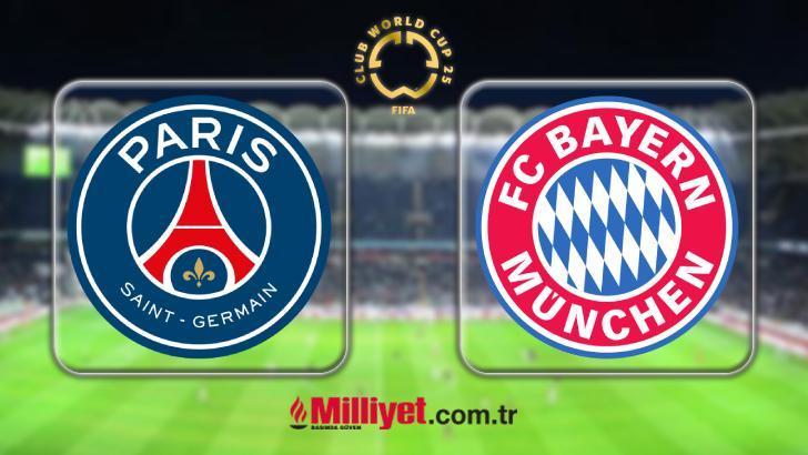 DEV MAÇ ŞİFRESİZ! PSG - Bayern Münih maçı hangi kanalda, saat kaçta, nereden izlenir? FIFA Kulüpler Dünya Kupası PSG Bayern Münih maçı muhtemel 11'ler