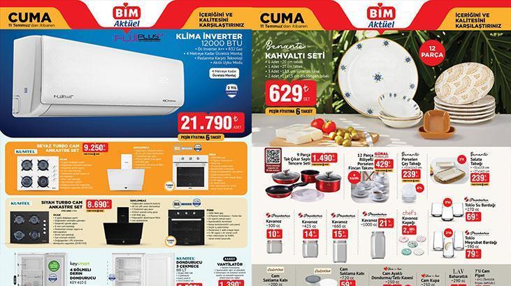 YARIN RAFLARDA SATIŞTA! BİM 11 TEMMUZ AKTÜEL KATALOĞU | 11 Temmuz BİM aktüel kataloğunda bu hafta neler var? 20 Jant Çocuk Bisikleti, 9 Parça Tak Çıkar Saplı Tencere Seti, 12 Parça Rölyefli Porselen Fincan Takımı...