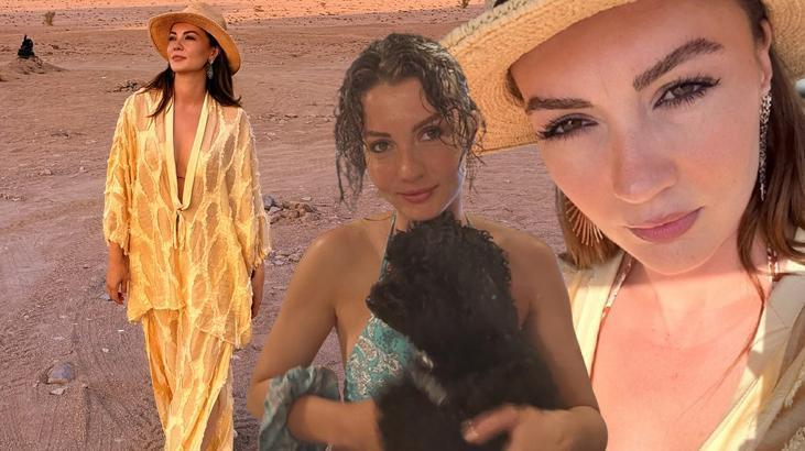 Yeni tatil rotası belli oldu! Burcu Özberk'in Instagram pozlarına beğeni yağdı