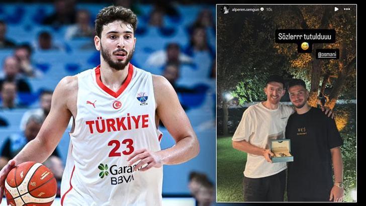 Alperen Şengün, Ercan Osmani'ye verdiği sözü tuttu!