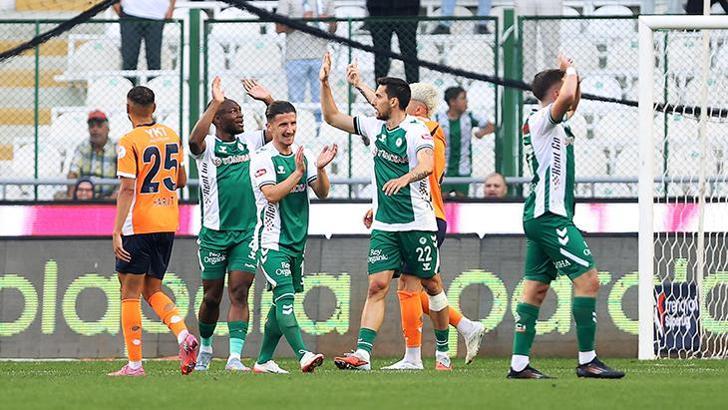 Konyaspor, Başakşehir karşısında 2 golle galip!