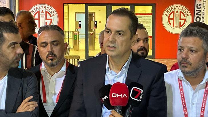 Antalyaspor Başkanı Perçin'den Emre Belözoğlu açıklaması