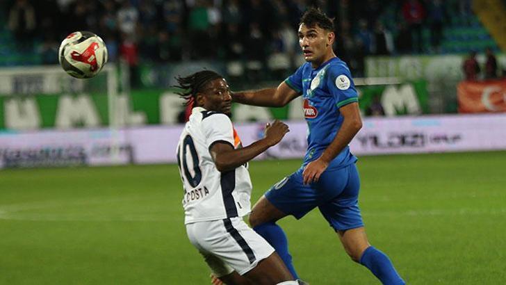 Rizespor-Başakşehir maçından gol sesi çıkmadı