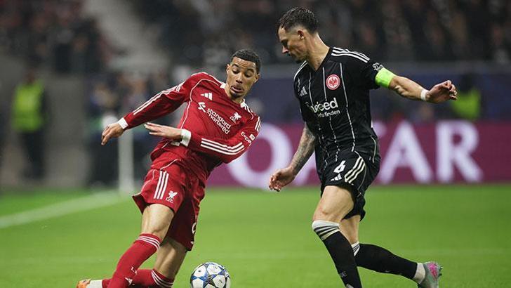 Liverpool, Frankfurt'u farklı mağlup etti! 4 maçlık seri son buldu