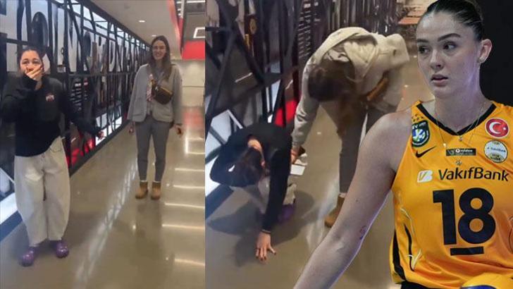 Zehra Güneş'i gördü, gözyaşlarına boğuldu! ABD'de sürpriz buluşma