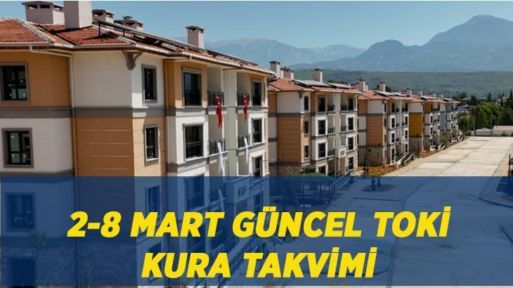 BU HAFTAKİ GÜNCEL TOKİ KURA TAKVİMİ: 2-8 Mart bu hafta TOKİ 500 bin konut kurası hangi illerde yapılacak? İstanbul-Ankara-Hatay-İzmir-Çorum-Muğla kura çekiliş tarihleri belli oldu mu?