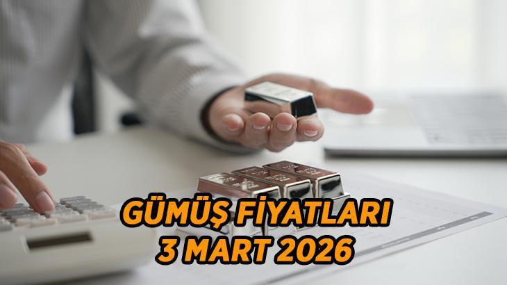 GÜMÜŞ FİYATLARINDA SON DURUM 3 MART 2026: Gram, ons gümüş ne kadar oldu? Gümüş alış-satış fiyatları kaç TL? Gümüş fiyat grafiği..