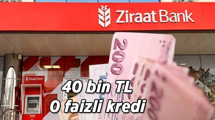 40 BİN TL FAİZSİZ KREDİ FIRSATI! Ziraat Bankası emekli maaş promosyonu ne kadar? Nakit promosyona ek 40 bin TL kredi, 6 bin TL para iadesi, ücretsiz para transferi...