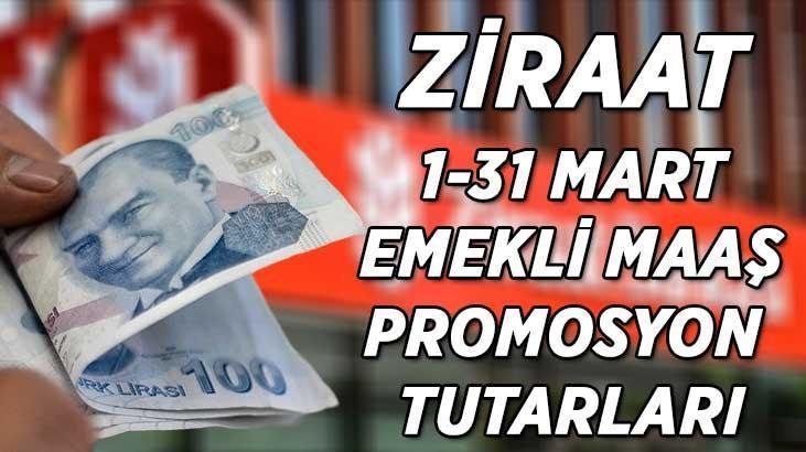 ZİRAAT BANKASI EMEKLİ MAAŞ PROMOSYON RAKAMLARI | SSK, Bağ-Kur Ziraat Bankası 1-31 Mart emekli maaş promosyonu ne kadar? 0 faizli 40 bin TL kredi fırsatı...