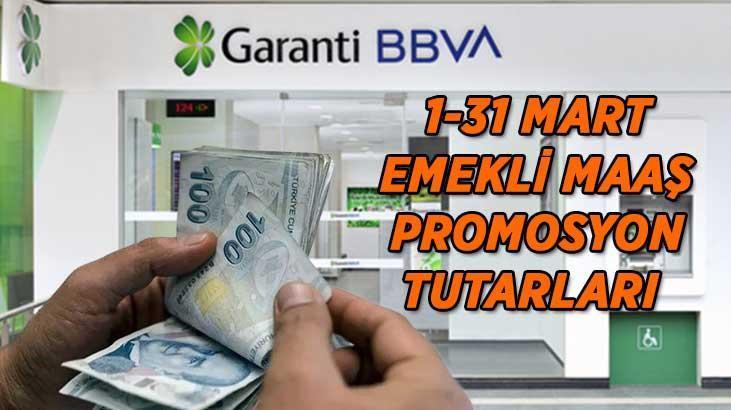 GARANTİ BBVA EMEKLİ MAAŞ PROMOSYON TUTARLARI | SSK, Bağ-Kur Garanti Bankası emekli maaş promosyonu ne kadar? 10 bin TL ek bonus kampanyası...