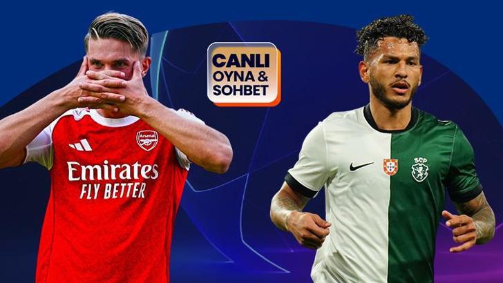 Arsenal yarı final için Sporting Lizbon karşısında! Kritik maçın heyecanı canlı sohbet ile Misli’de