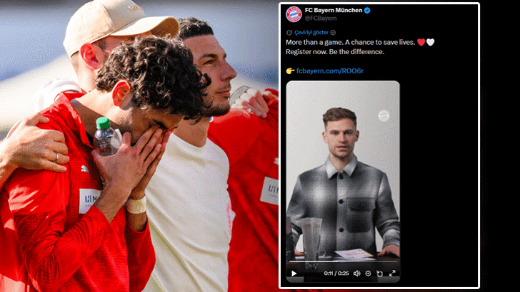 Bayern Münih'ten Eren Dinkçi'nin kız arkadaşı için başlatılan kampanyaya anlamlı destek! Kök hücre bağışı çağrısı