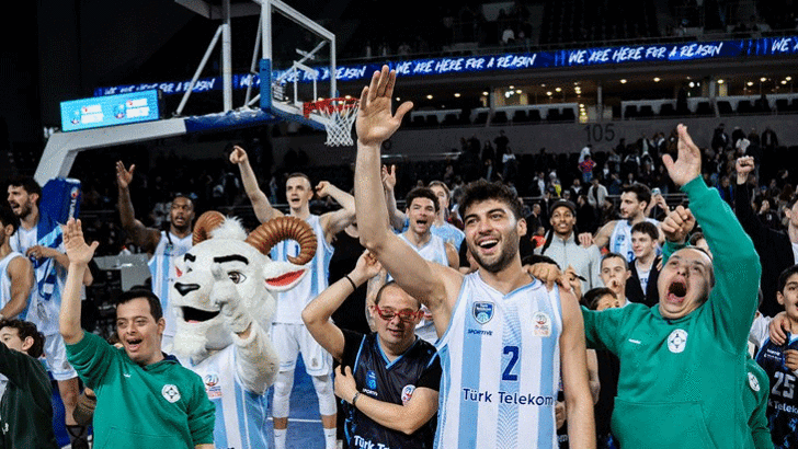 Basketbol Süper Ligi'nde Türk Telekom, Trabzonspor'u mağlup etti