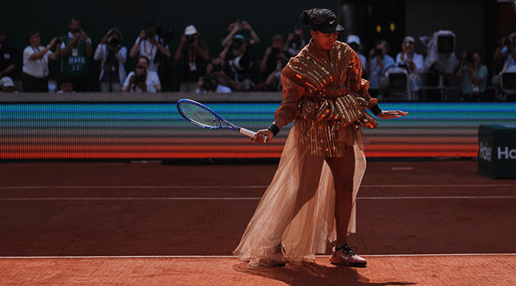 Roland Garros'un kuyruklu yıldızı Naomi Osaka!