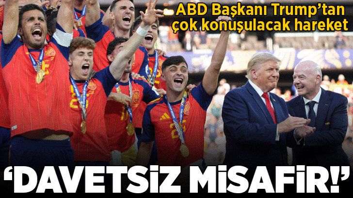 Dünya Kupası finalinde Donald Trump'tan çok konuşulacak hareket! FIFA Başkanı Infantino engel olamadı