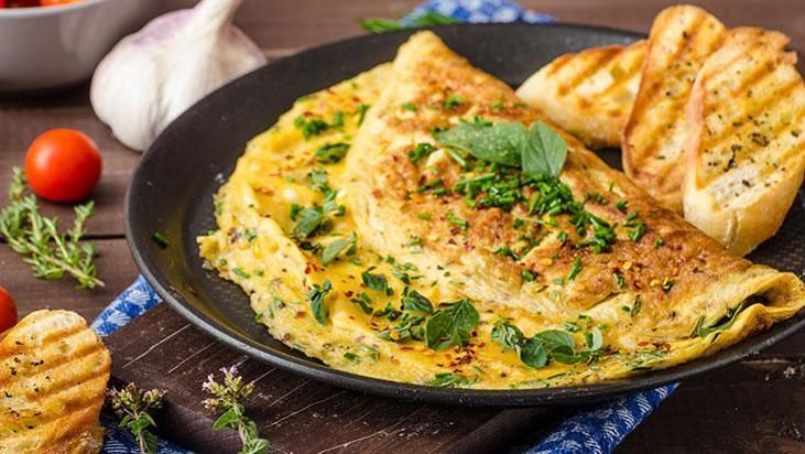 Sebzeli peynirli fırın omlet tarifi