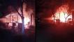 Yalova'da ahşap baraka alev alev yandı