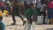 Gazze'de insanlık dramı: Halk içme suyu için saatlerce sıra bekliyor