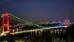 İstanbul’da köprüler Azerbaycan’ın renkleri ile donatıldı! 'Bu gece İstanbul başka güzel…'