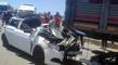 Korkunç kaza! Boru yüklü TIR’a arkadan çarpan sürücüsü öldü