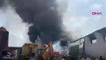Kayseri'de korkutan fabrika yangını