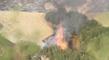 Kula'da çıkan yangında 10 hektar alan küle döndü