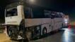 Kuzey Marmara Otoyolu'nda yolcu otobüsü devrildi
