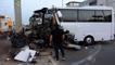 Antalya'da korkunç kaza: 1 ölü, 20 yaralı