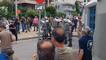 Atina'da eylem yapan taksiciler ile polis arasında arbede yaşandı