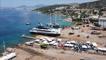 Bodrum'da üretilen süper yat denize indirildi