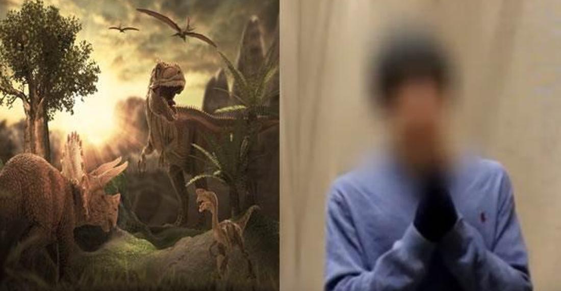 Zamanda yolculuk yaparak dinozorları gördüğünü iddia etti