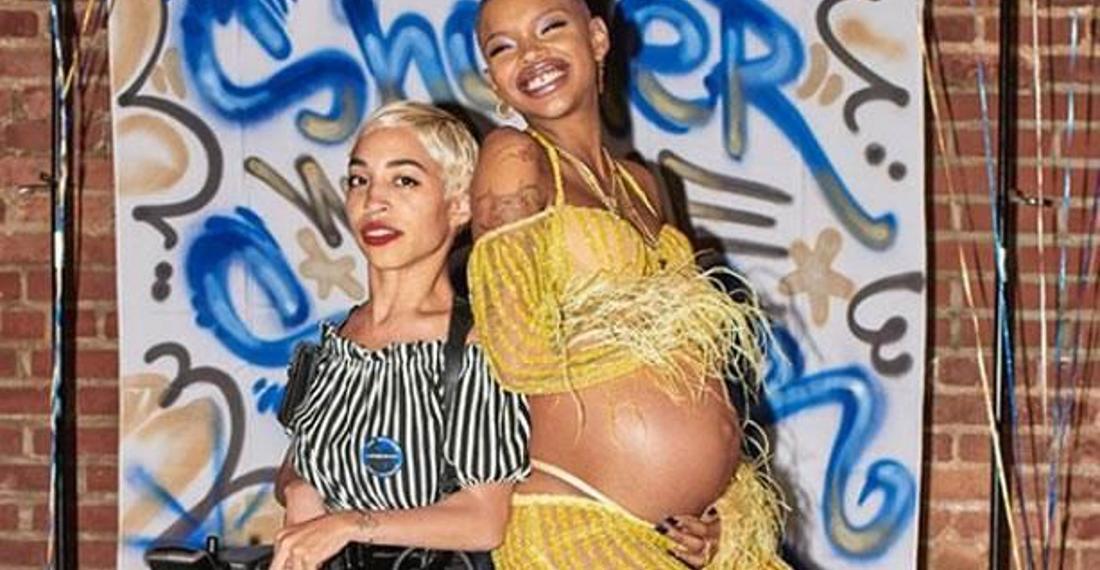 Rihanna'nın Fenty Show'unda yürüdükten 14 saat sonra doğum yaptı