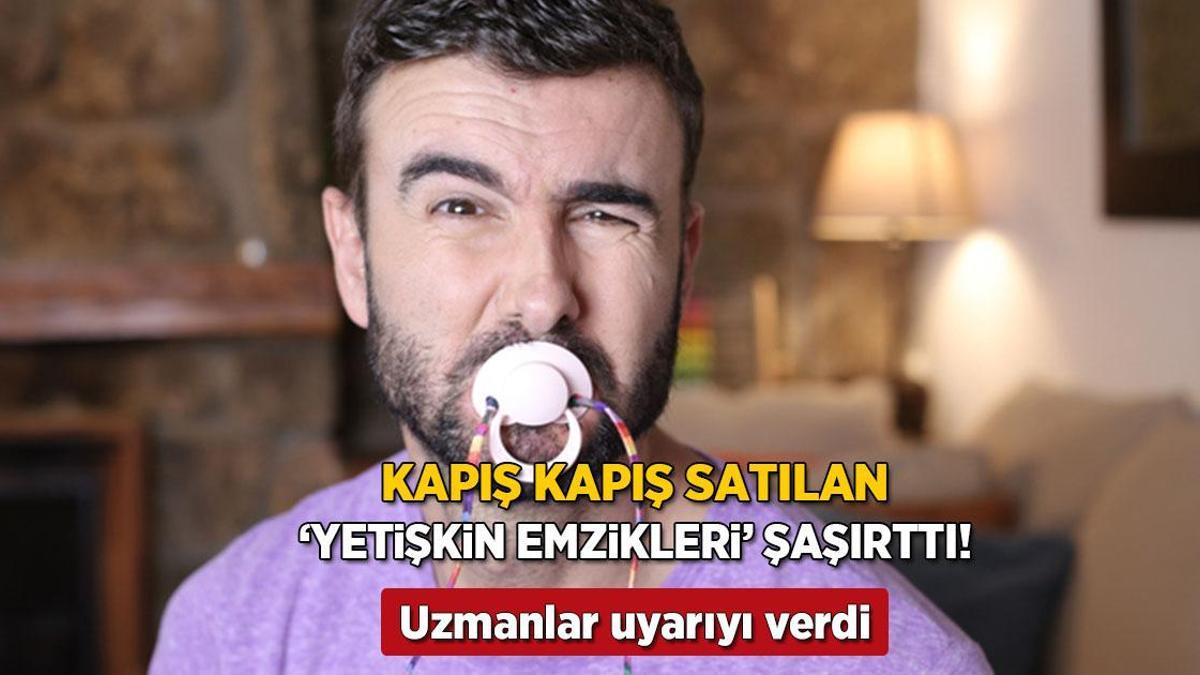 Kapış kapış giden 'yetişkin emzikleri' pes dedirtiyor! Stres topu gibi kullanıyorlar
