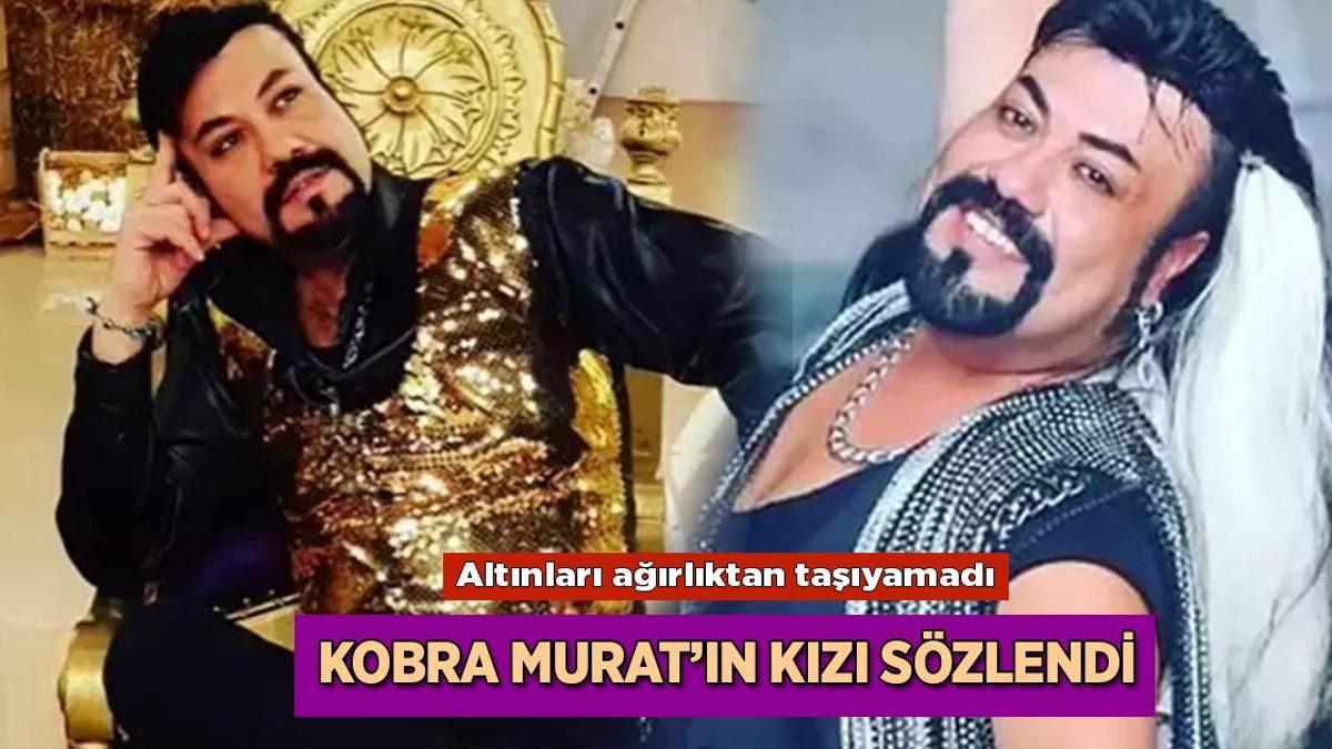 Haberler: Kobra Murat'ın kızının sözü olay oldu! Deste deste Euro takıldı.. Altınları ağırlıktan taşıyamadı
