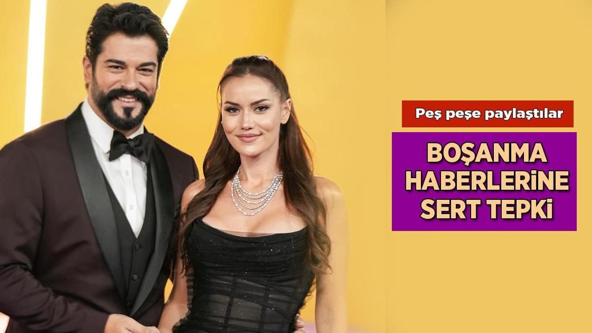 Haberler: Boşanma iddiaları kızdırdı! Fahriye Evcen ve Burak Özçivit çiftinden peş peşe sert paylaşım