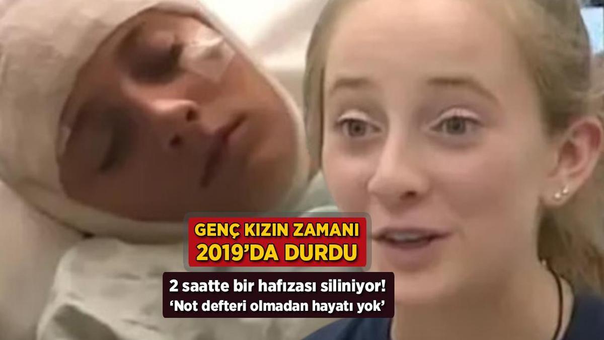 Zamanı 2019'da durdu! 2 saatte bir hafızası siliniyor: 'Not defteri olmadan hayatı yok'