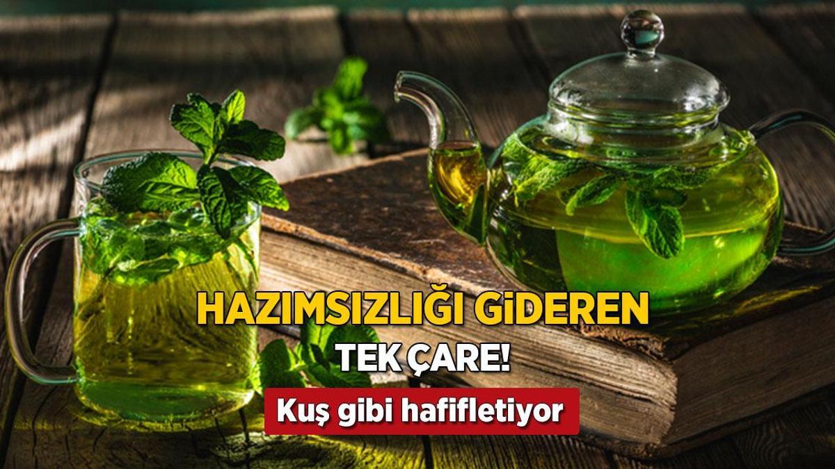 Yemek sonrası hazımsızlıkta en iyisi! Maden suyuna taş çıkartır, kuş gibi hafifletecek