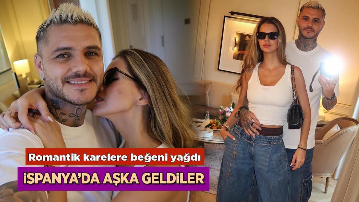 Icardi ve sevgilisi China Suarez İspanya'da aşka geldi