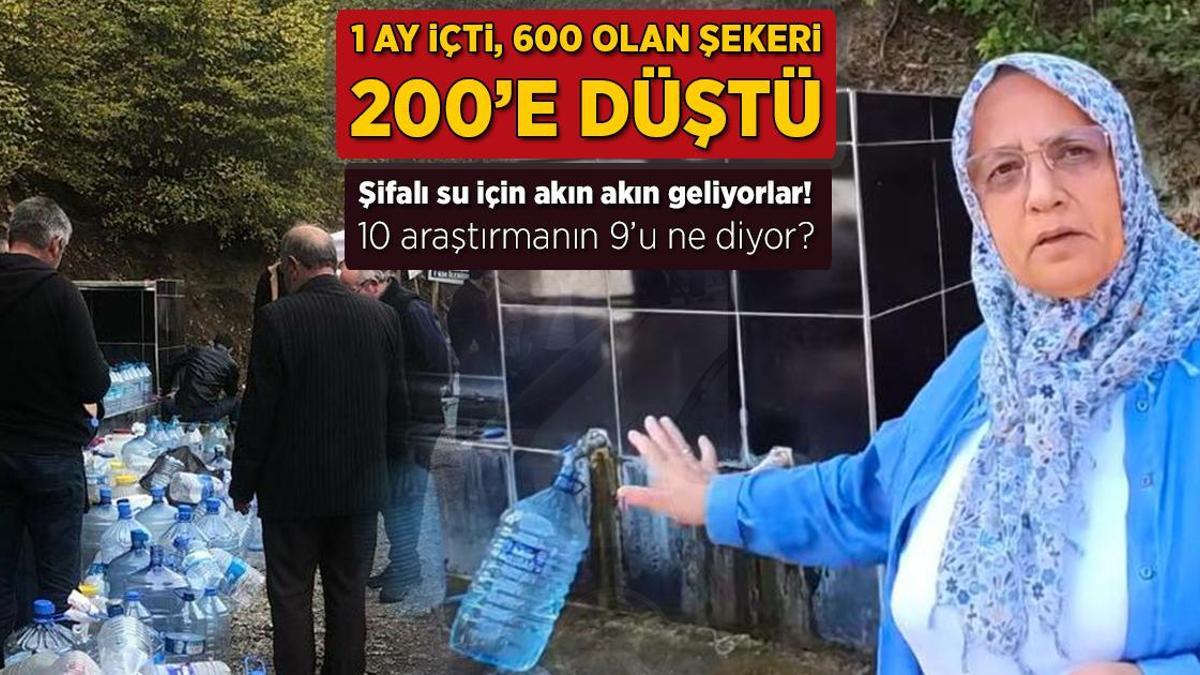 1 ay içti, 600 olan şekeri 200'e düştü! Şifalı su etkisi: 10 araştırmanın 9'u ne diyor?