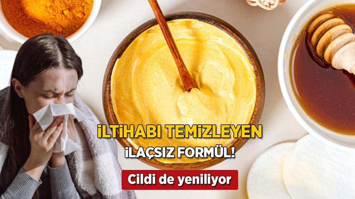 Vücuttaki iltihabı sıfırlayan ilaçsız formül! Yoğurtla karıştırın, cildi de yeniliyor