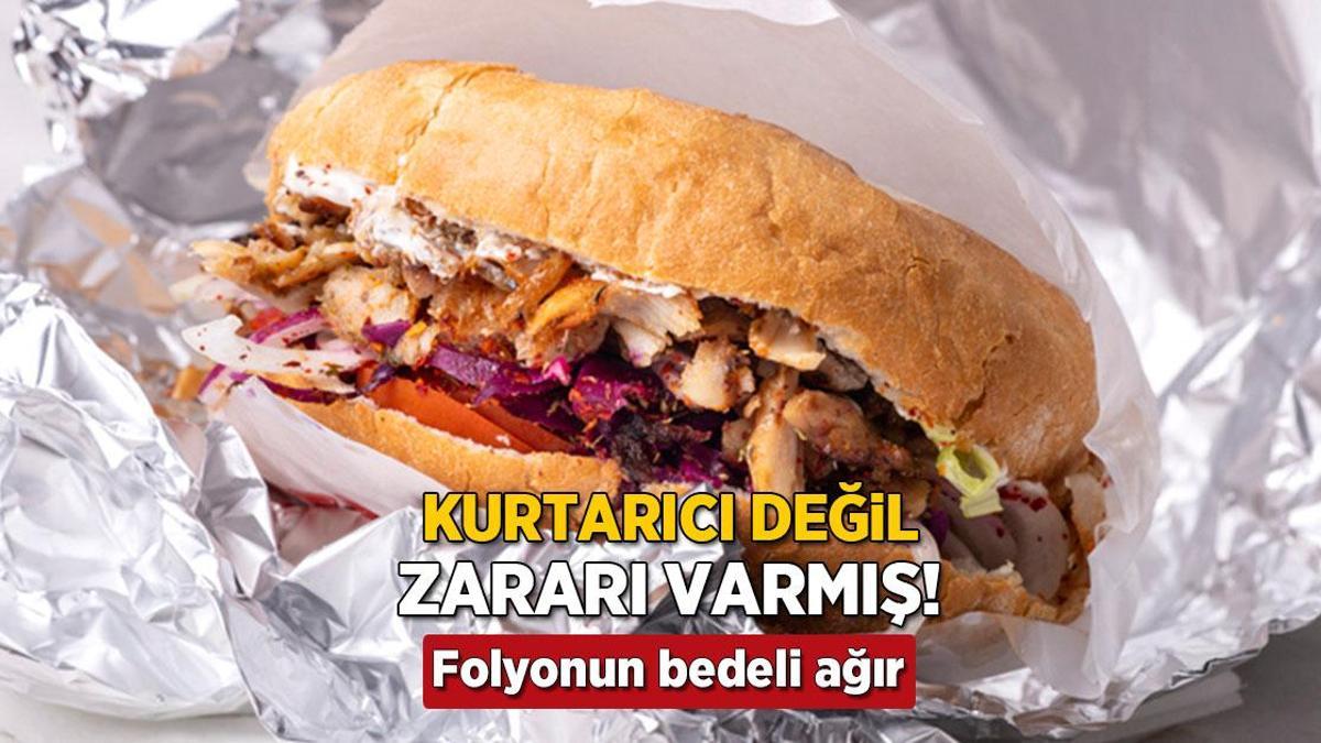 Tostu, böreği, sandviçi folyoya saran bir daha düşünsün! Meğer zehir yiyormuşuz