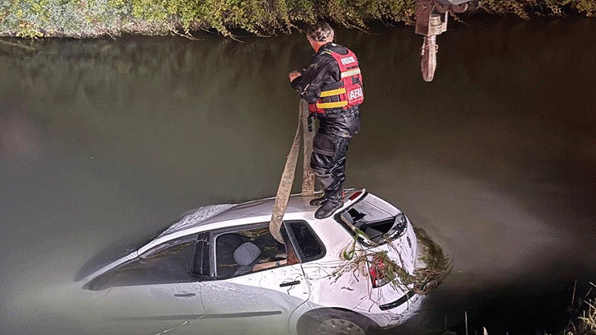 Tokat’ta gece yarısı korkunç kaza! Otomobil sulama kanalına uçtu: 2 can kaybı