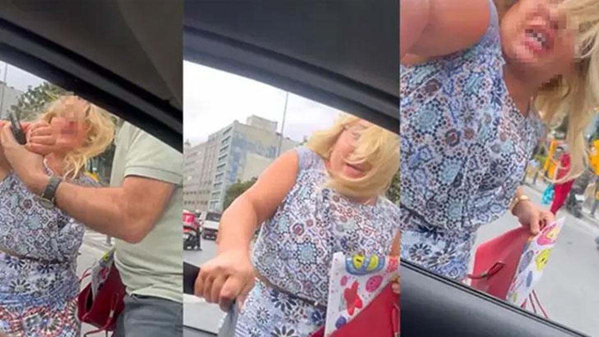 'Beni öyle çekemezsin kafanı kırarım!' Kadın sürücünün cezası belli oldu