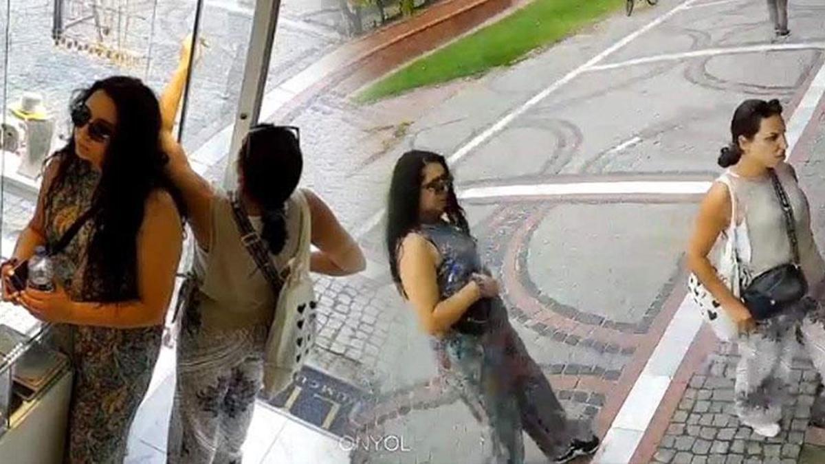 Güvenlik kamerası her şeyi ortaya çıkardı! İki kadın Bulgaristan’a kaçtı
