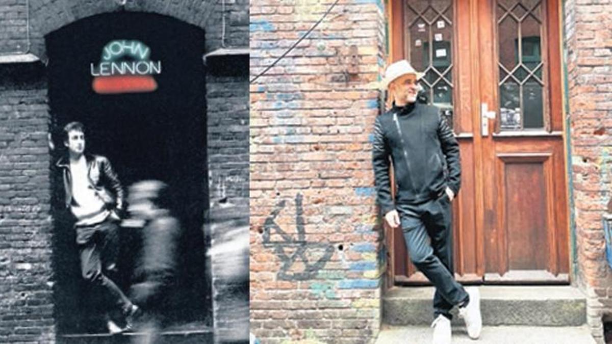 Evgin’den John Lennon pozu