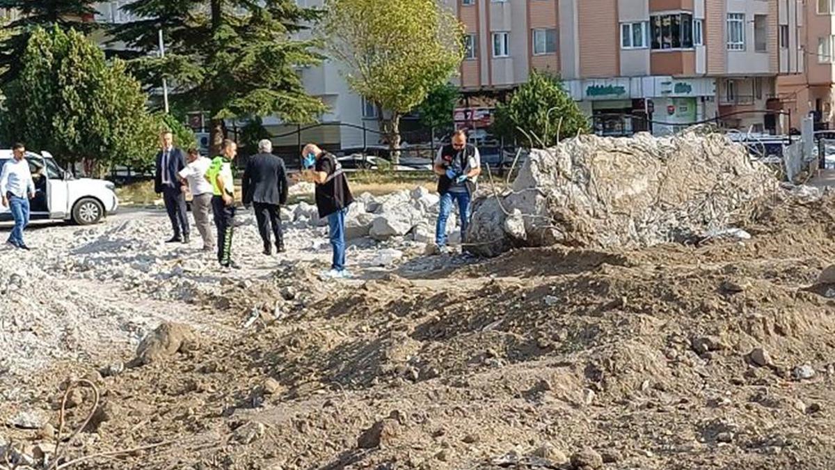 Okul binasının yıkımı sırasında ortaya çıktı: Kafatası ve kemik parçaları
