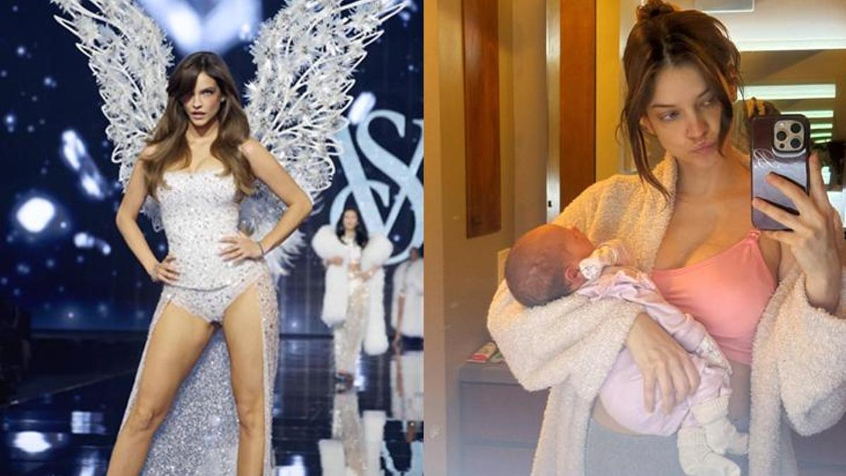 Barbara Palvin doğumdan altı hafta sonra podyuma çıktı